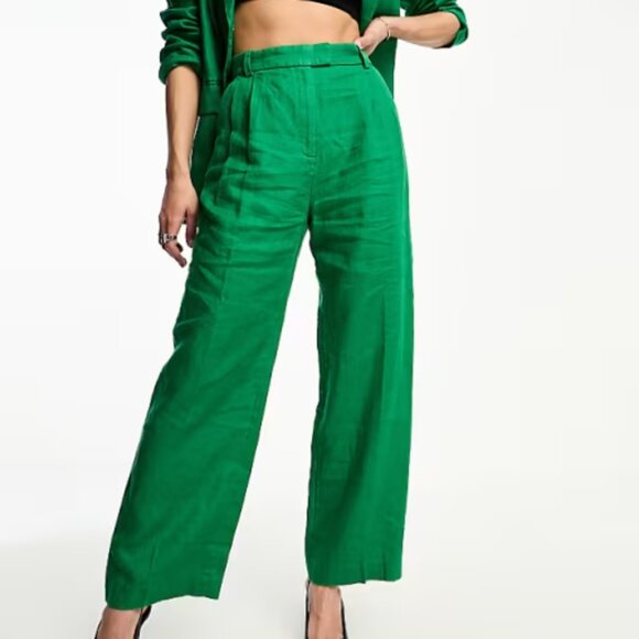 & Other Stories Green Trousers - Picture 2 of 7
